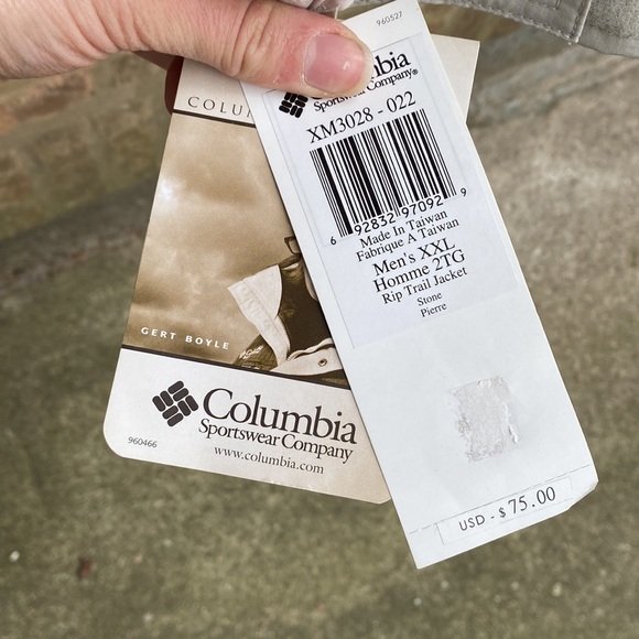 NWT Mens Columbia Rip Trail Jacket XXL - Picture 4 of 8